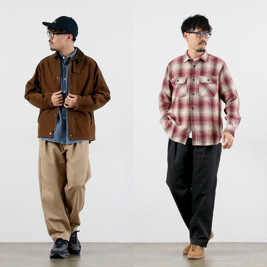 COMBINAISON UNIVERSELLE / Pantalon Heritage T/C Relaxed 2-Tuck STONE CARVER