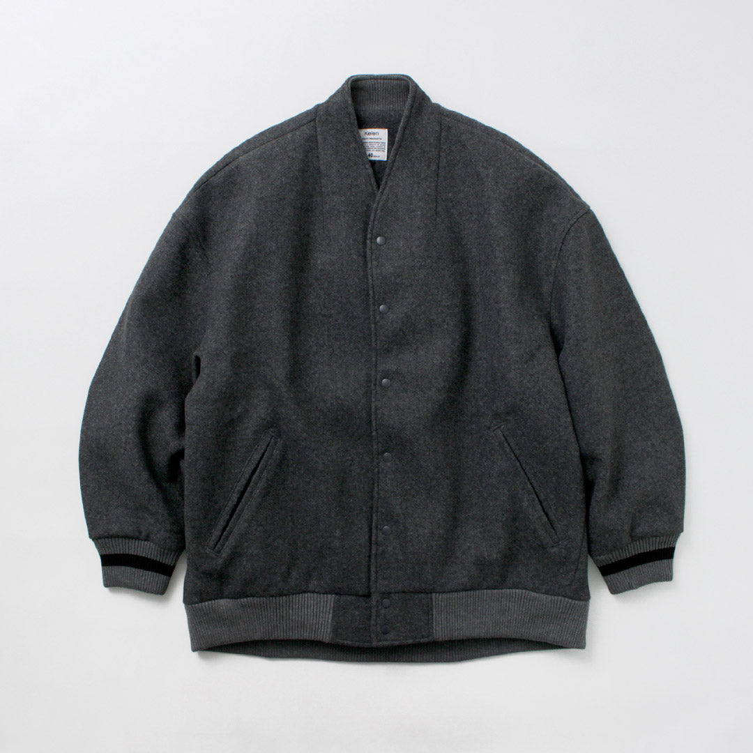 KELEN / Chaqueta tipo huevo sin cuello