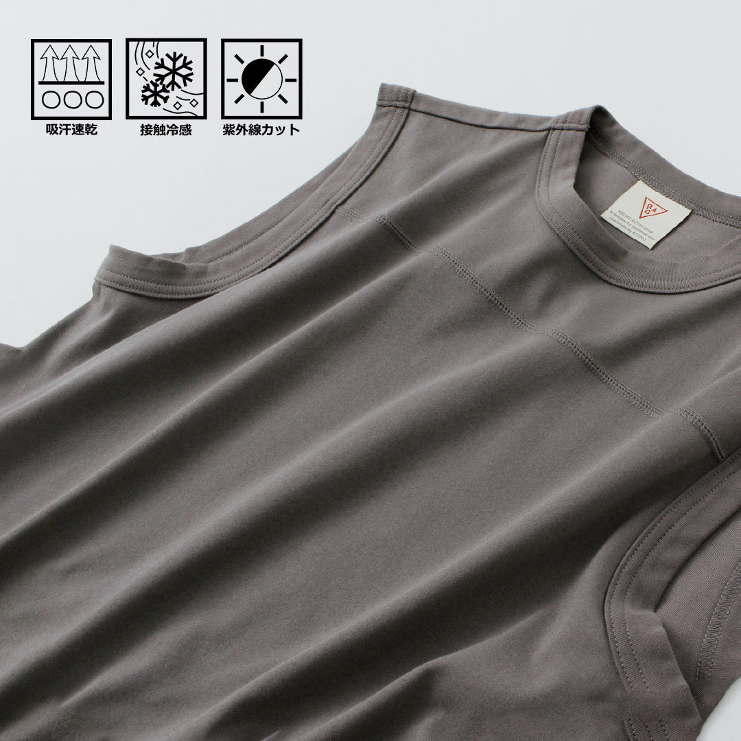 Camiseta sin mangas seca de trapo /