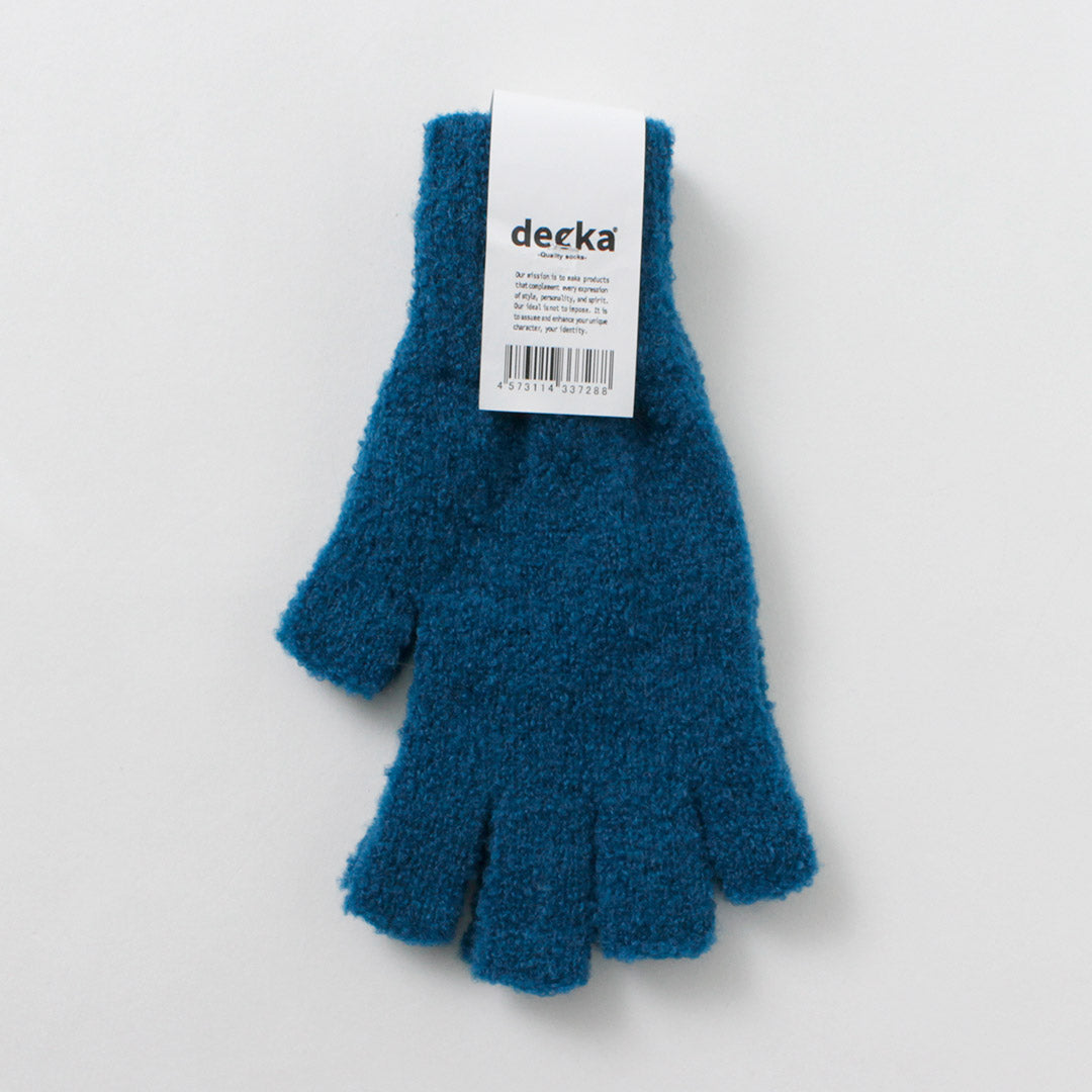 CHAUSSETTES DE QUALITÉ DECKA / Gants sans doigts en alpaga