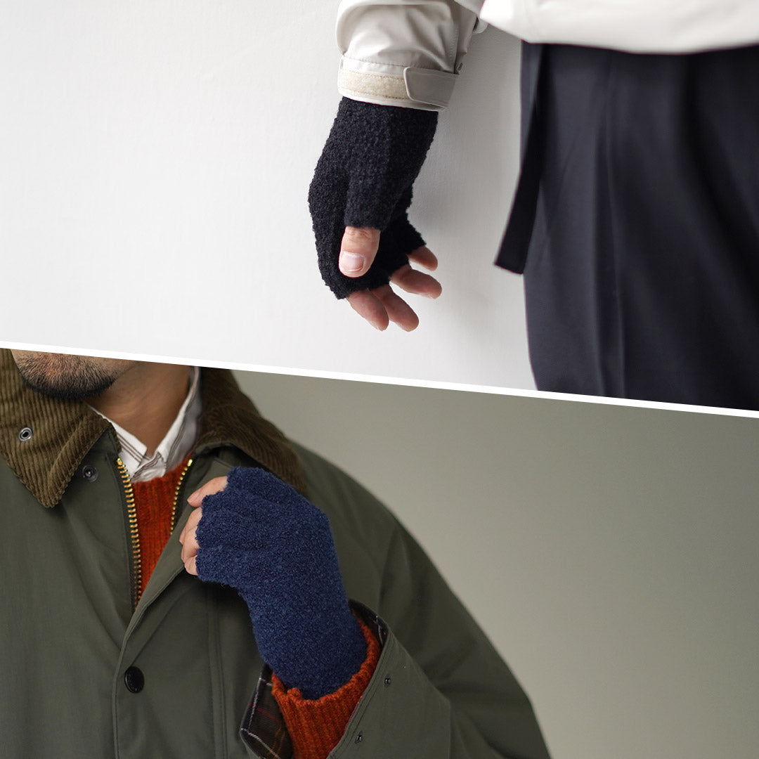 CHAUSSETTES DE QUALITÉ DECKA / Gants sans doigts en alpaga