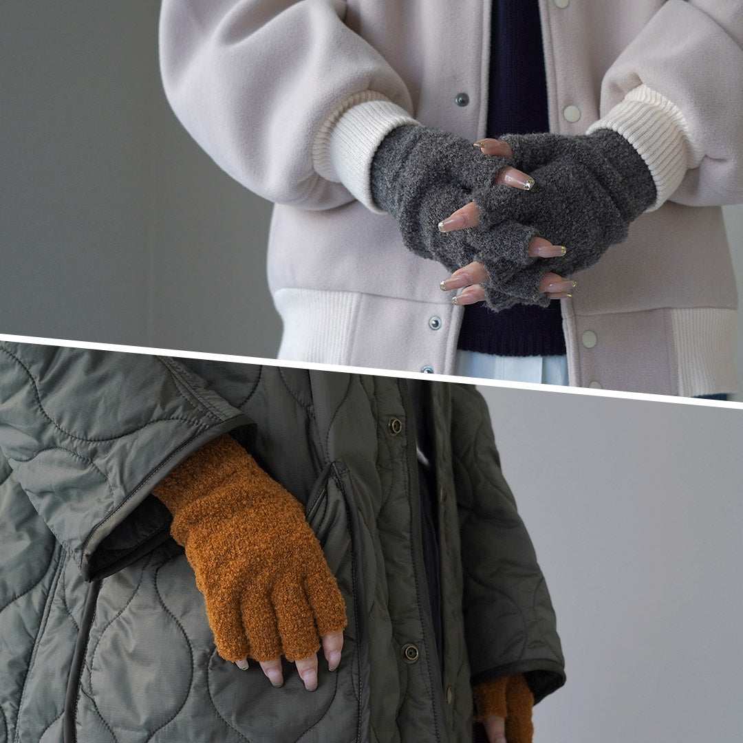 CHAUSSETTES DE QUALITÉ DECKA / Gants sans doigts en alpaga