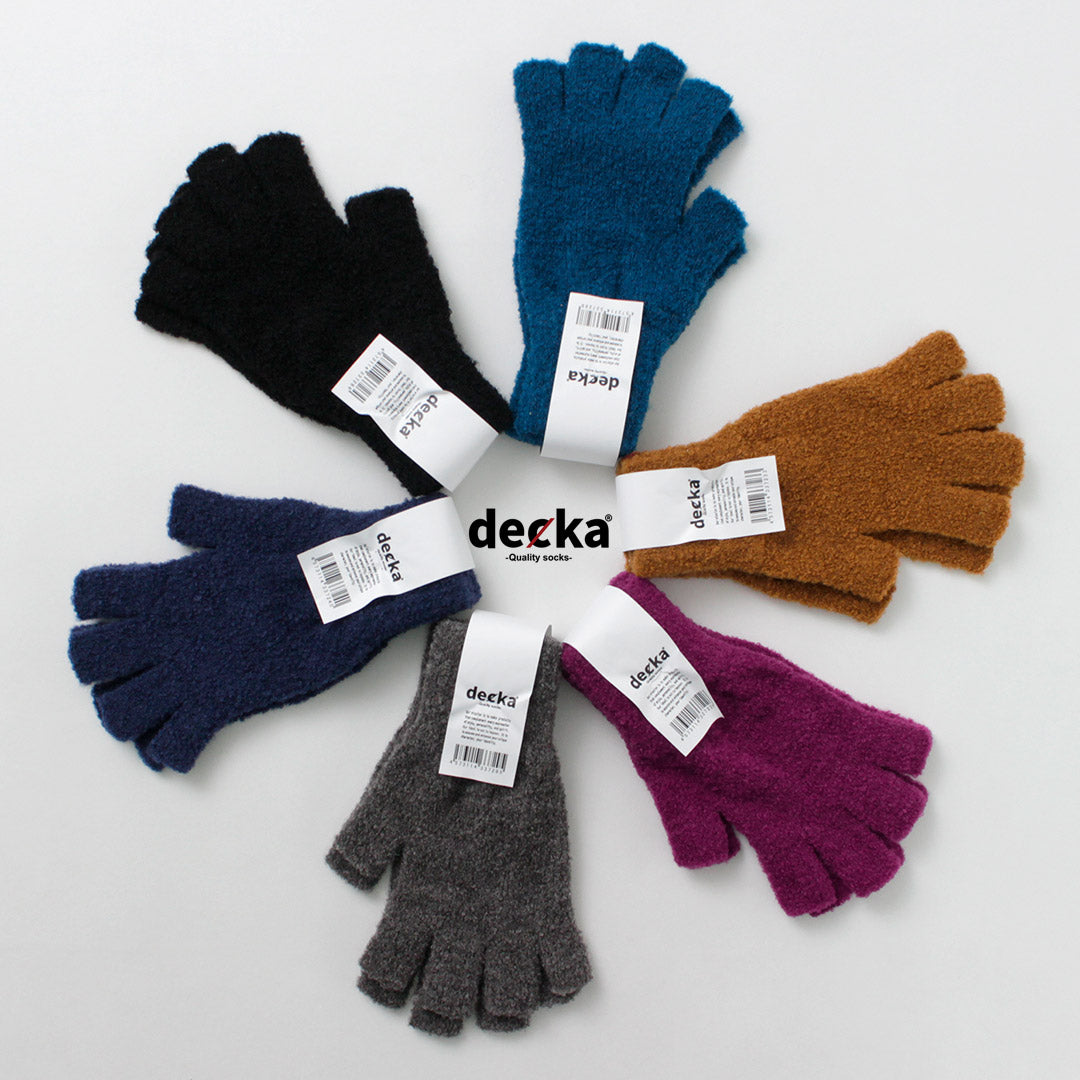 CHAUSSETTES DE QUALITÉ DECKA / Gants sans doigts en alpaga