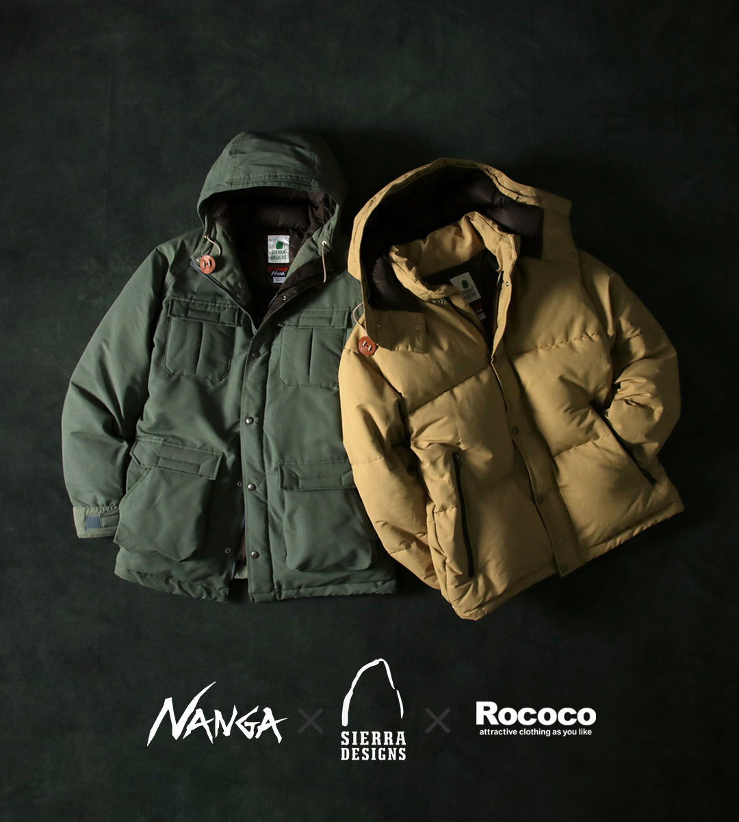 Chaqueta de plumón Jam-Pack Cordura 60/40 de colaboración NANGA / SIERRA DESIGNS