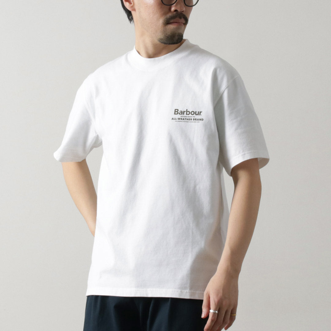 BARBOUR / Camiseta extragrande con gráfico al aire libre