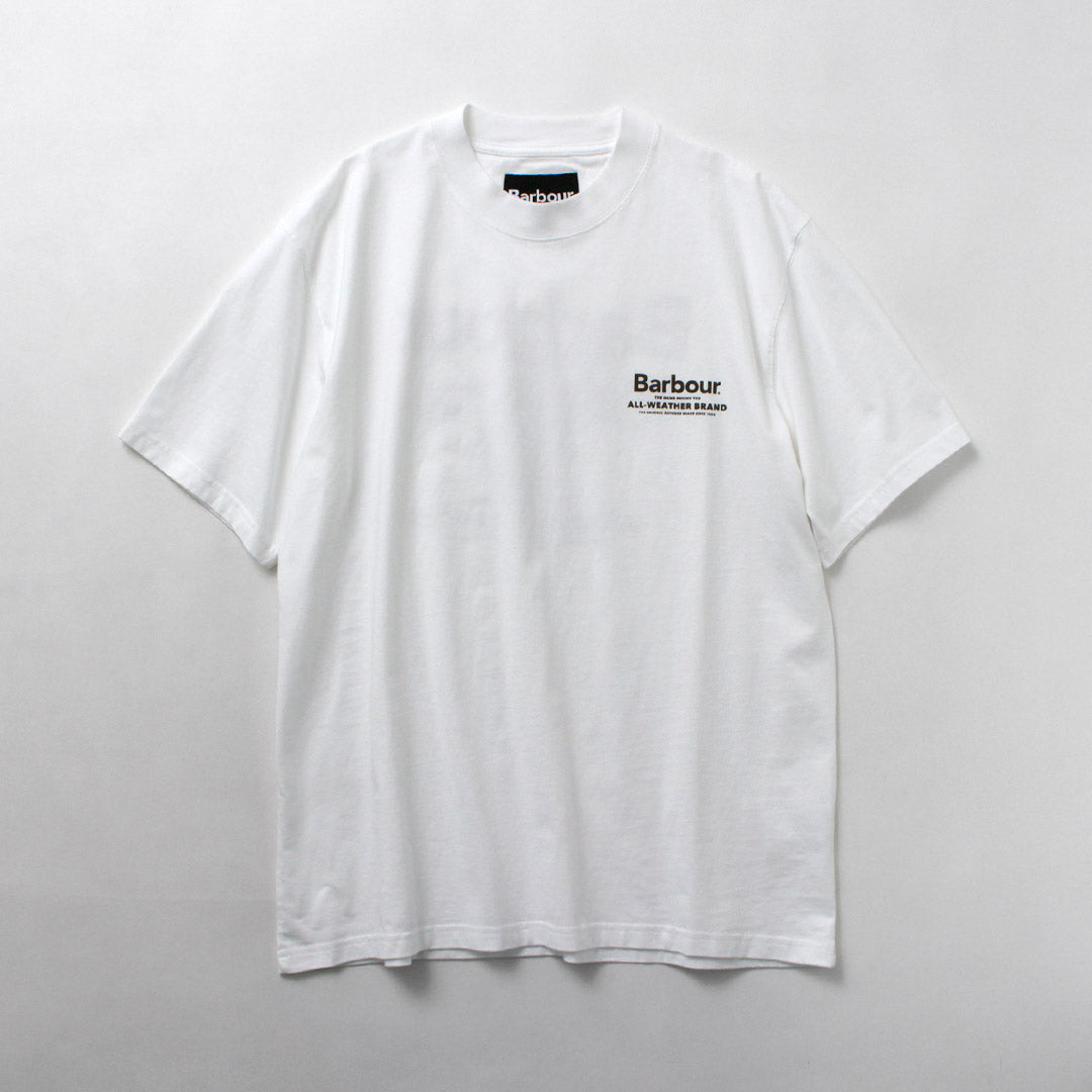 BARBOUR / Camiseta extragrande con gráfico al aire libre