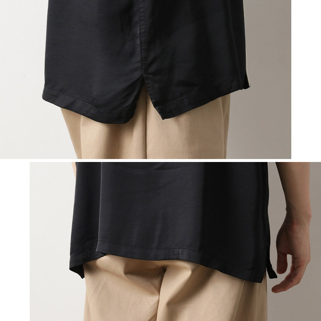 PENDLETON / 파이핑 자수 오픈 칼라 셔츠