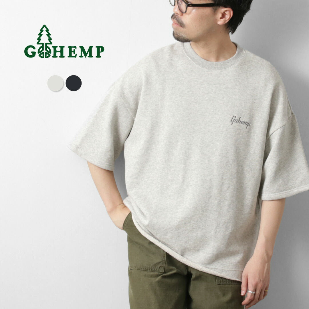 GOHEMP / 라이트 온스 스웨트 와이드 티셔츠
