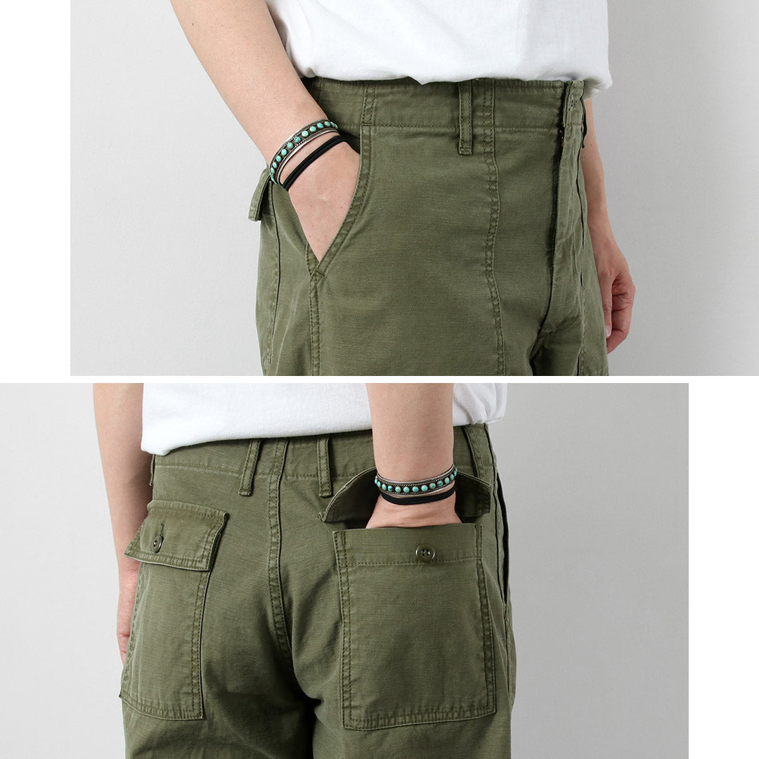 JEANS AZUL JAPÓN / Pantalón Baker Ancho Satén Espalda Teñido de Azufre