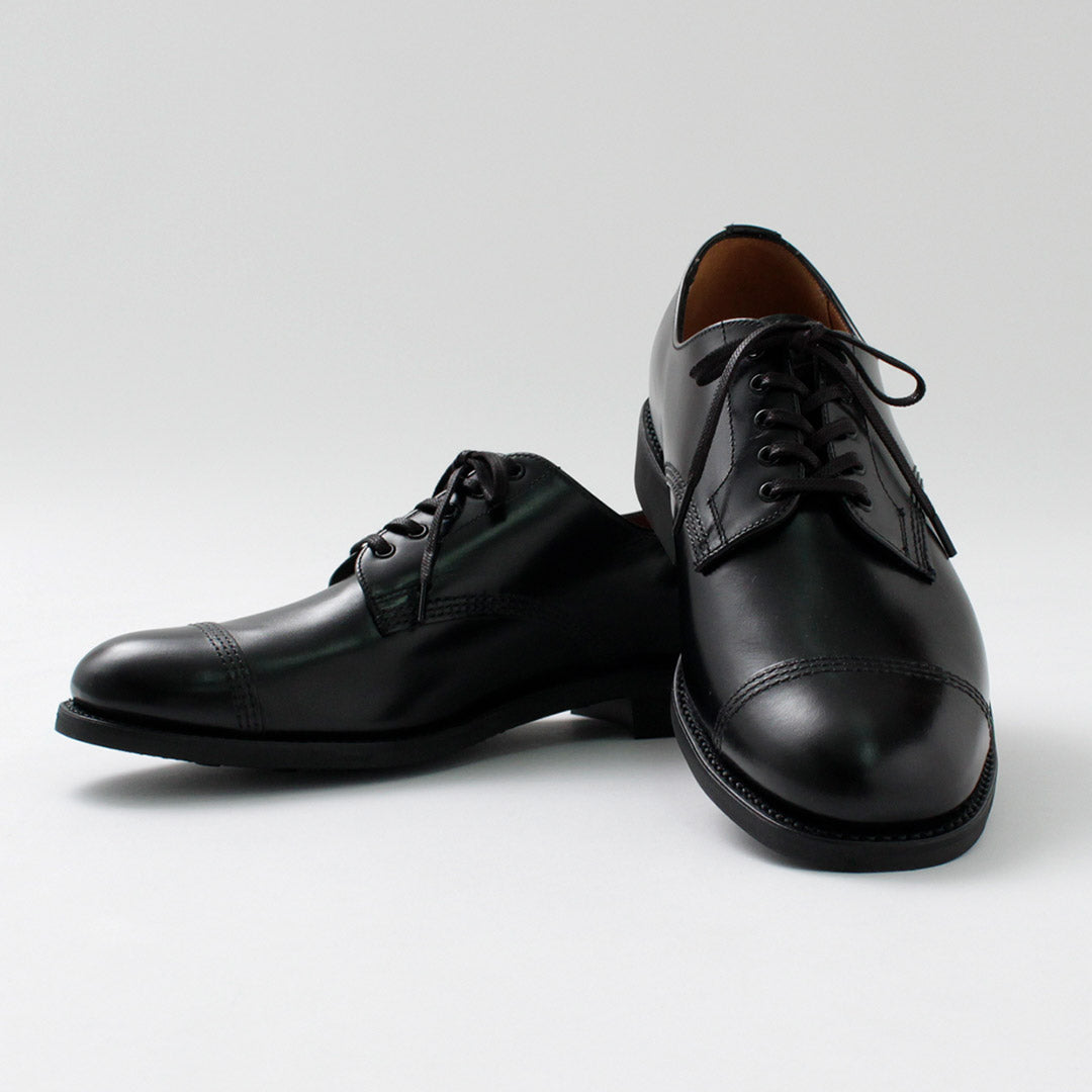 SANDERS / 1128BC Chaussures Derby Militaires en Cuir Lisse