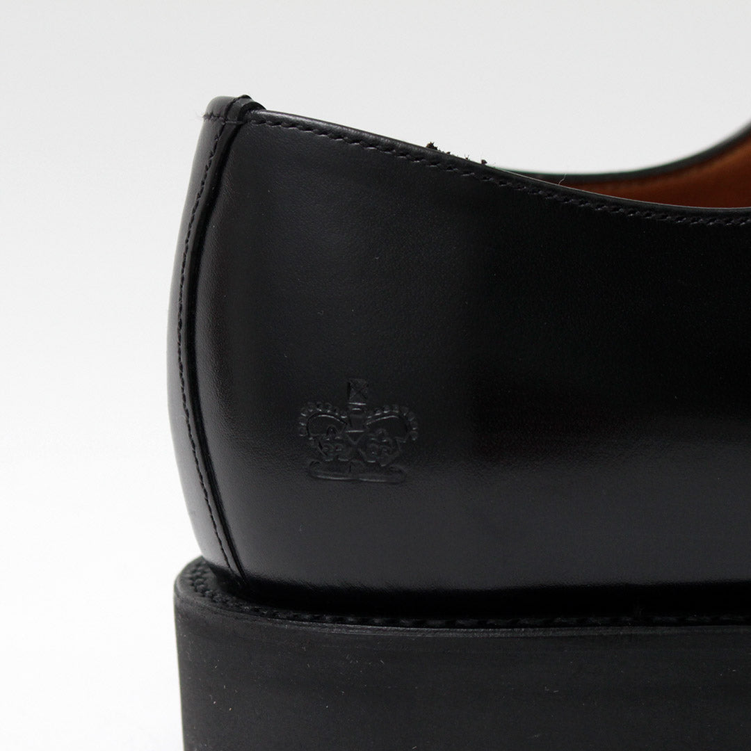 SANDERS / 1128BC Chaussures Derby Militaires en Cuir Lisse