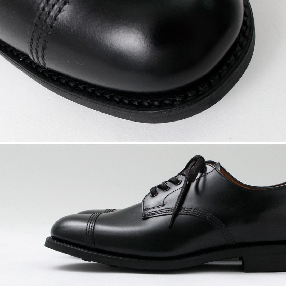 SANDERS / 1128BC Chaussures Derby Militaires en Cuir Lisse