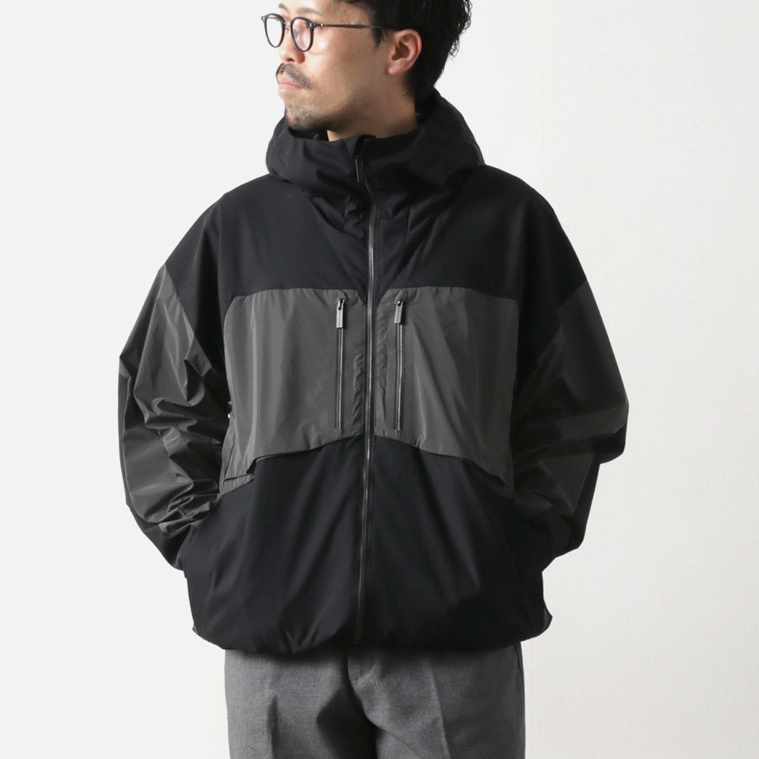 BLANC ALPINISME / Parka Réflecteur