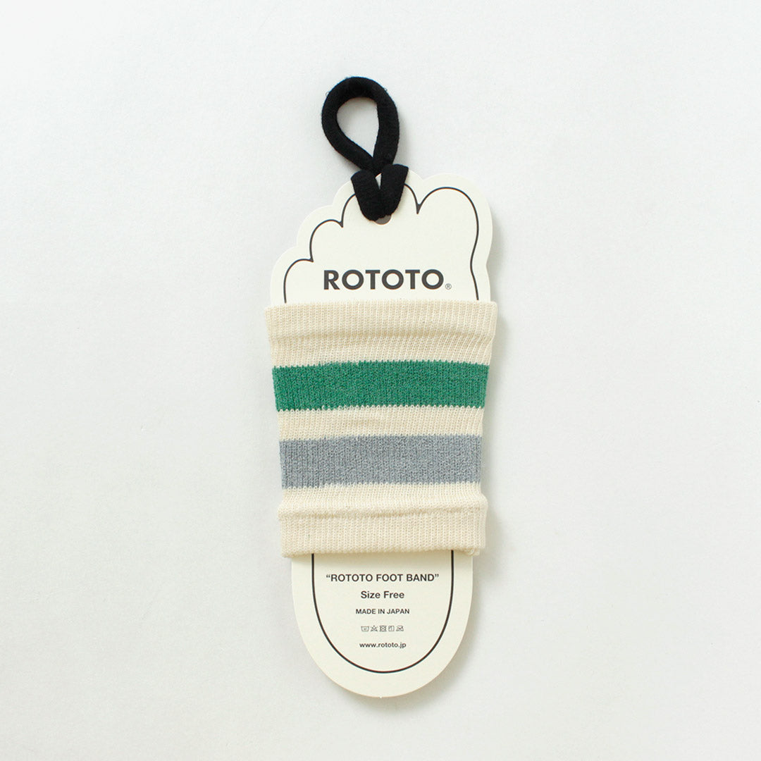 ROTOTO / Retro Stripe Footband
