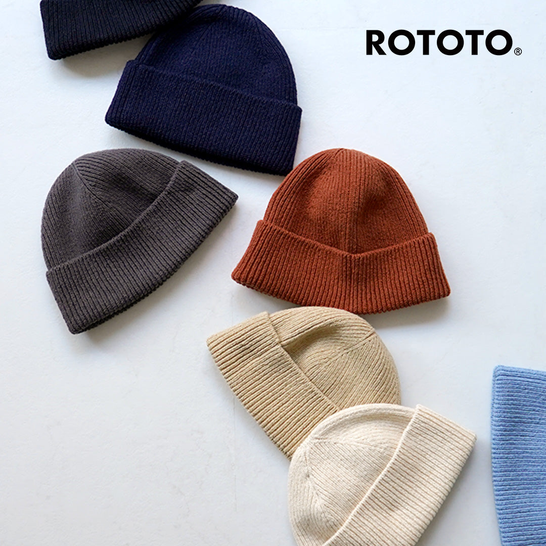 ROTOTO / Bonnet en Papier Japonais et Coton Recyclé