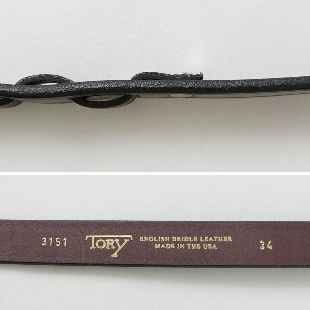 TORY 皮革 / 2 色迷你蹄鎬腰帶