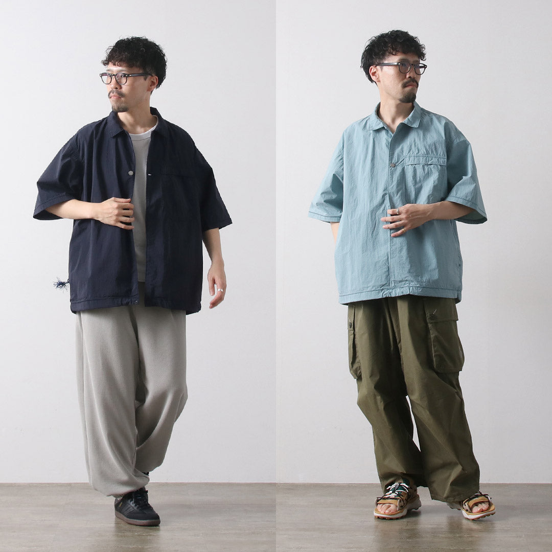 STONEMASTER / 반팔 페더 나일론 필드 셔츠