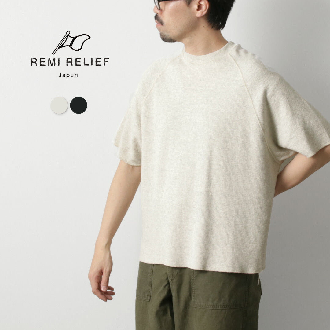 REMI RELIEF / 双褶插肩 T 恤