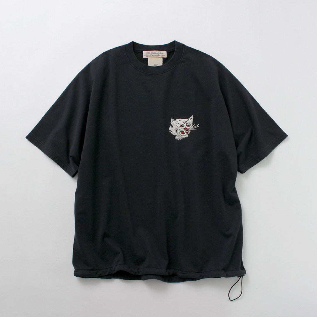 Camiseta de manga corta con cuello redondo Shelly Piled procesada por REMI RELIEF / SP (Tigre)