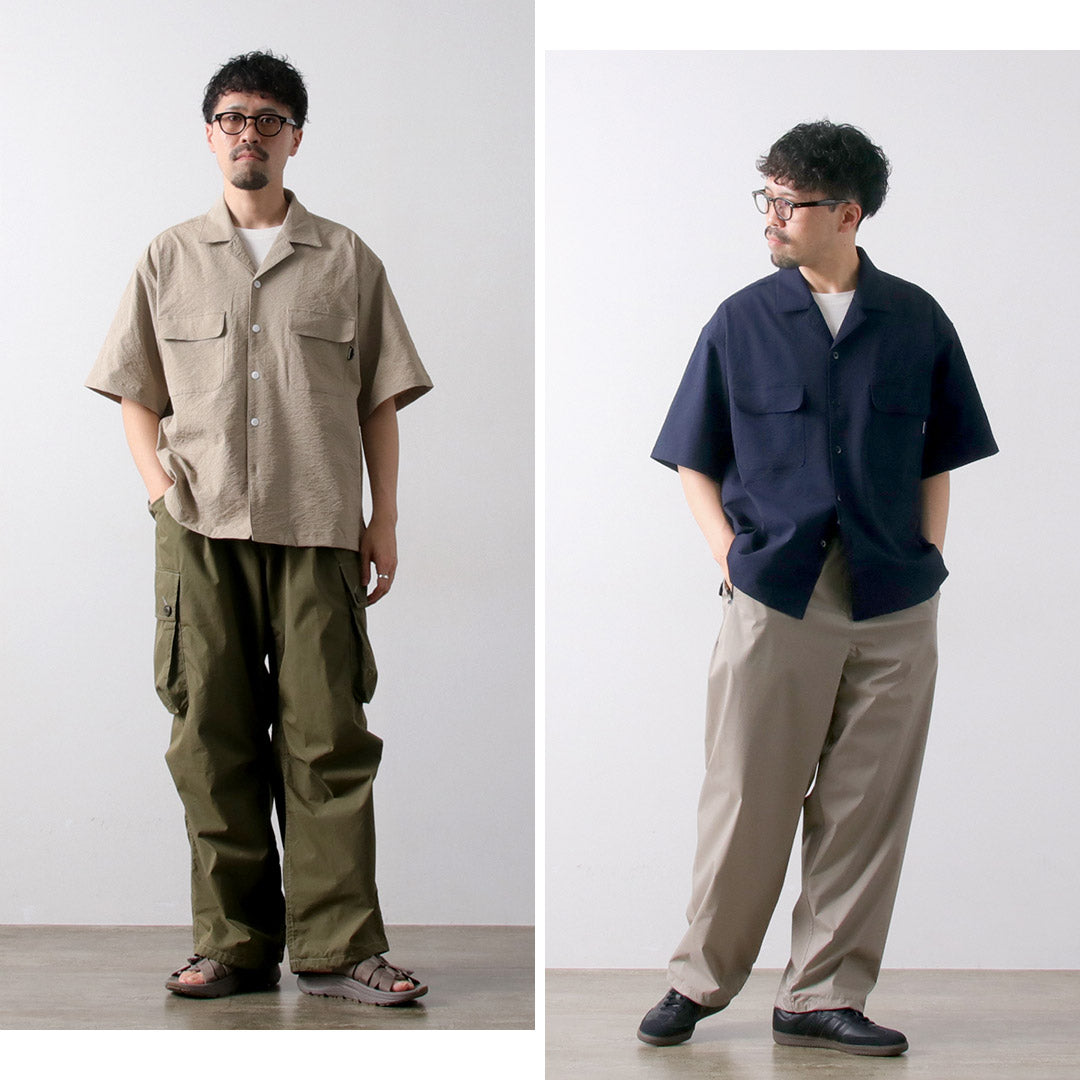 THOUSAND MILE / 泡泡紗短袖襯衫