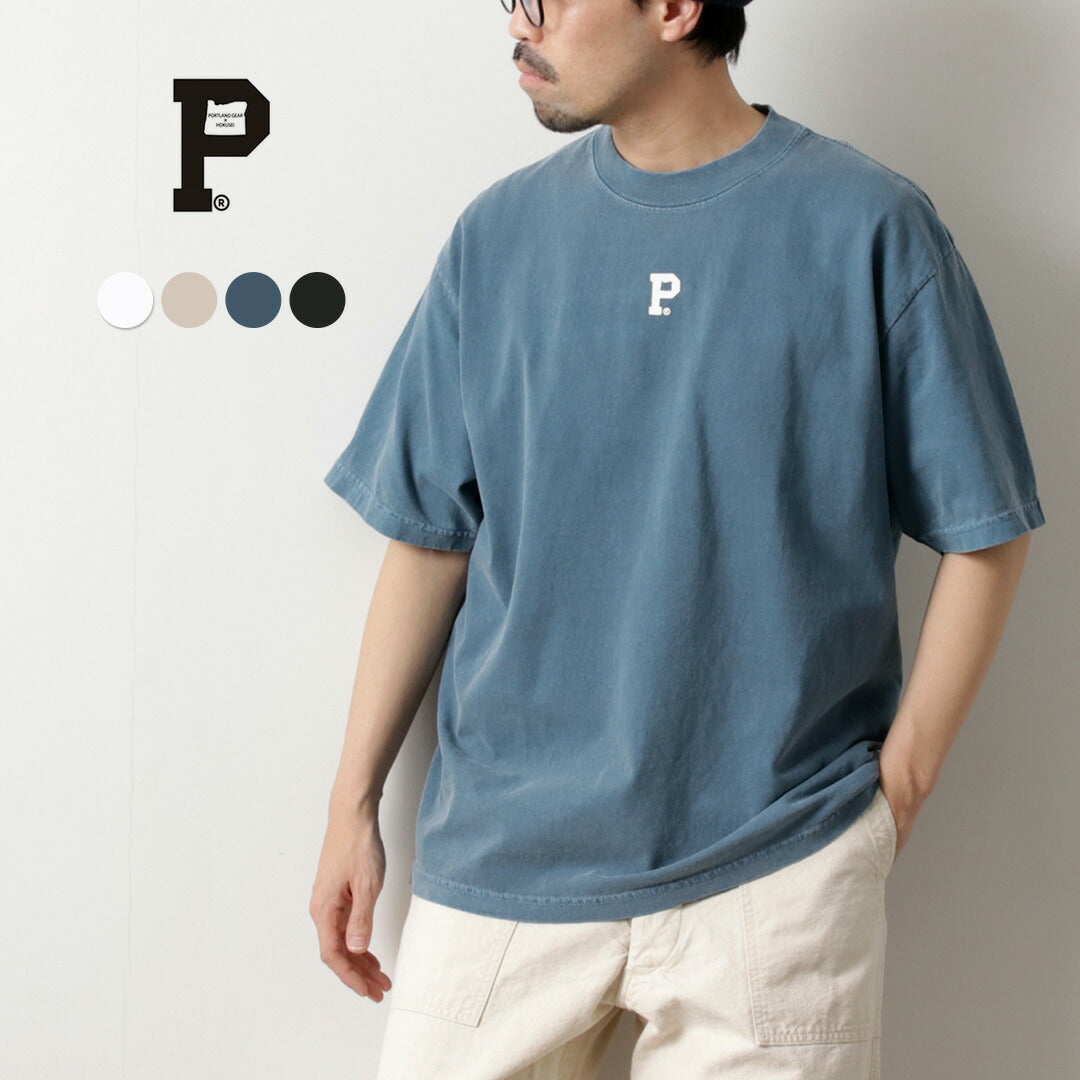 PORTLAND GEAR / Camiseta con logo de pieza central
