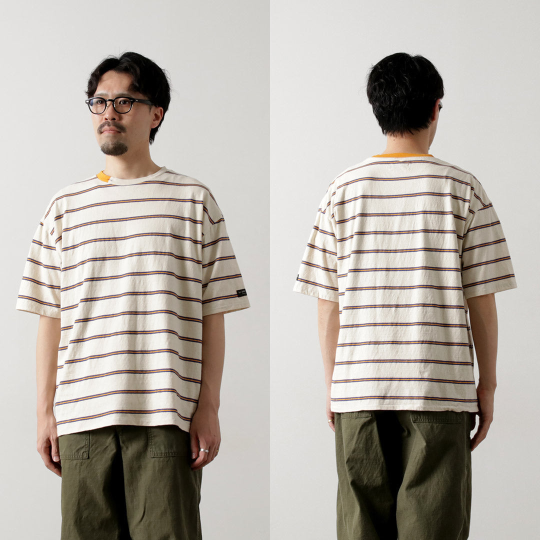 ILL ONE EIGHTY / Camiseta retro a rayas