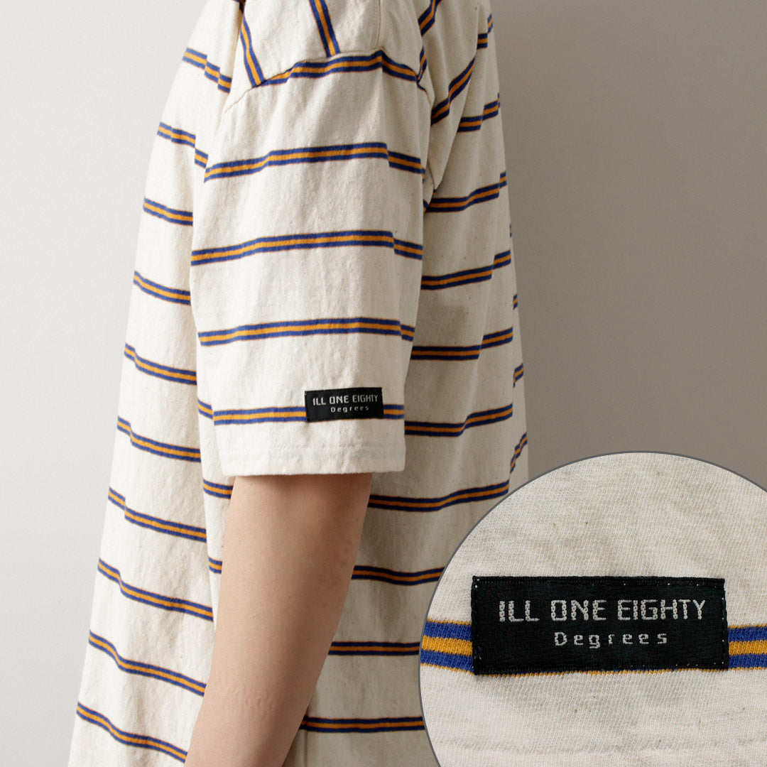 ILL ONE EIGHTY / Camiseta retro a rayas