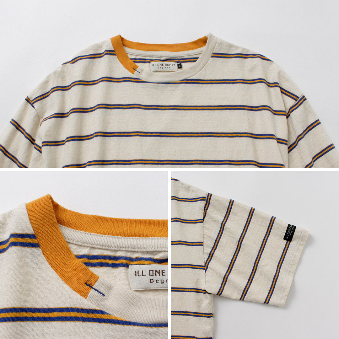 ILL ONE EIGHTY / Camiseta retro a rayas