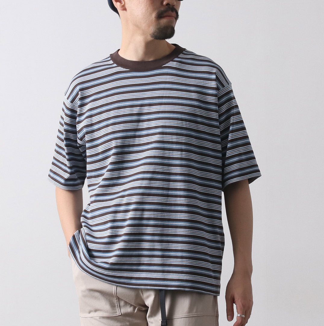 RYE TENDER / Centre Tee Stripe T-Shirt