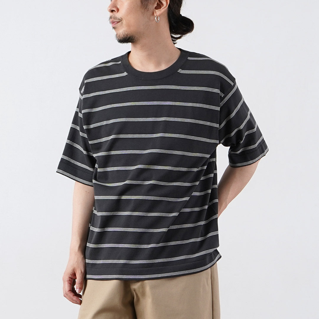RYE TENDER / Centre Tee Stripe T-Shirt