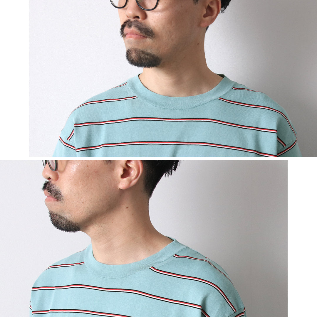 RYE TENDER / Centre Tee Stripe T-Shirt
