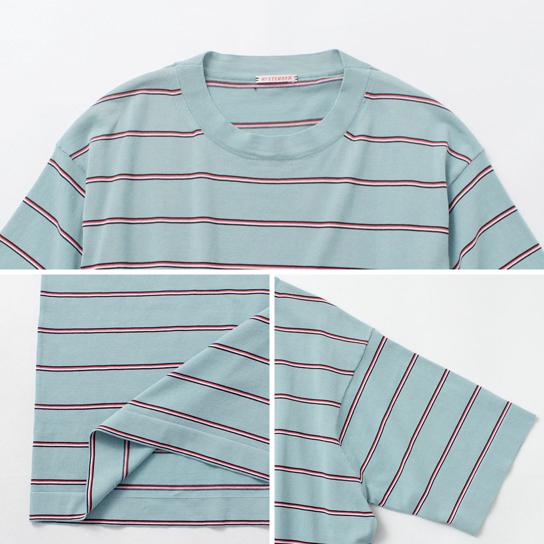 RYE TENDER / Stripe Center Tee