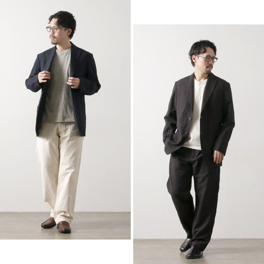 FUJITO / 린넨울 트로피컬 N.O.UN 2B 자켓