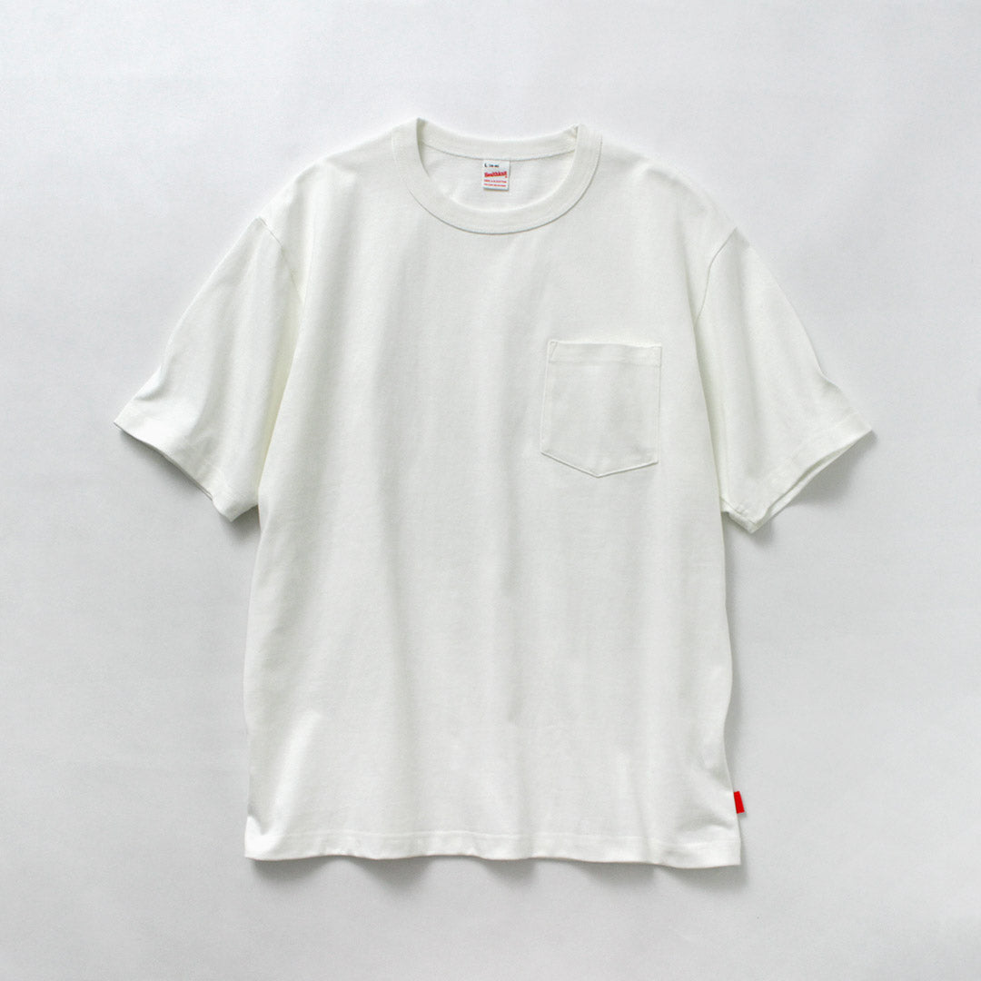 HEALTHKNIT / Camiseta con bolsillo y manga corta con cuello redondo y peso máximo de 9 oz
