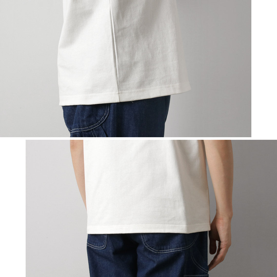 HEALTHKNIT / Camiseta con bolsillo y manga corta con cuello redondo y peso máximo de 9 oz