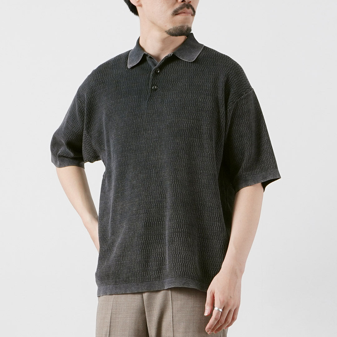 HEALTHKNIT / Polo en tricot à manches courtes