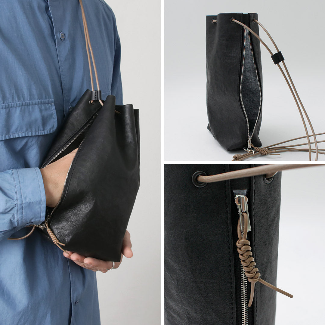 SENTI / Dyneema 皮革抽绳包 L