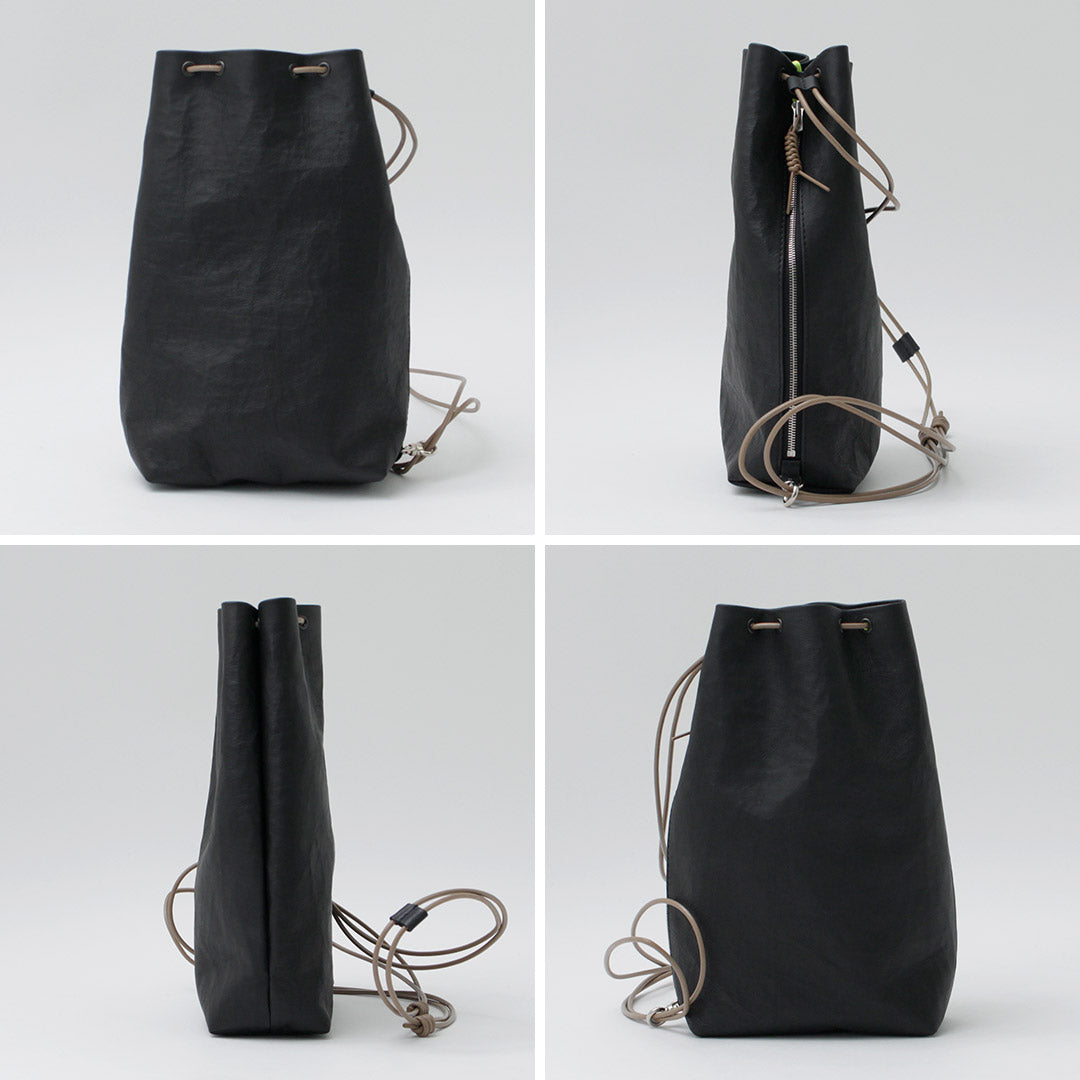 SENTI / Dyneema 皮革抽绳包 L