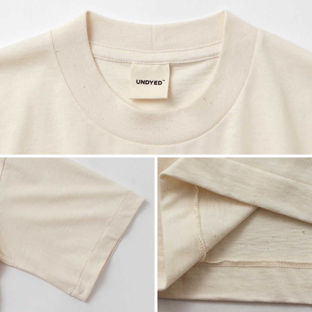 UNDYED / Unbleached Organic Cotton T-shirt