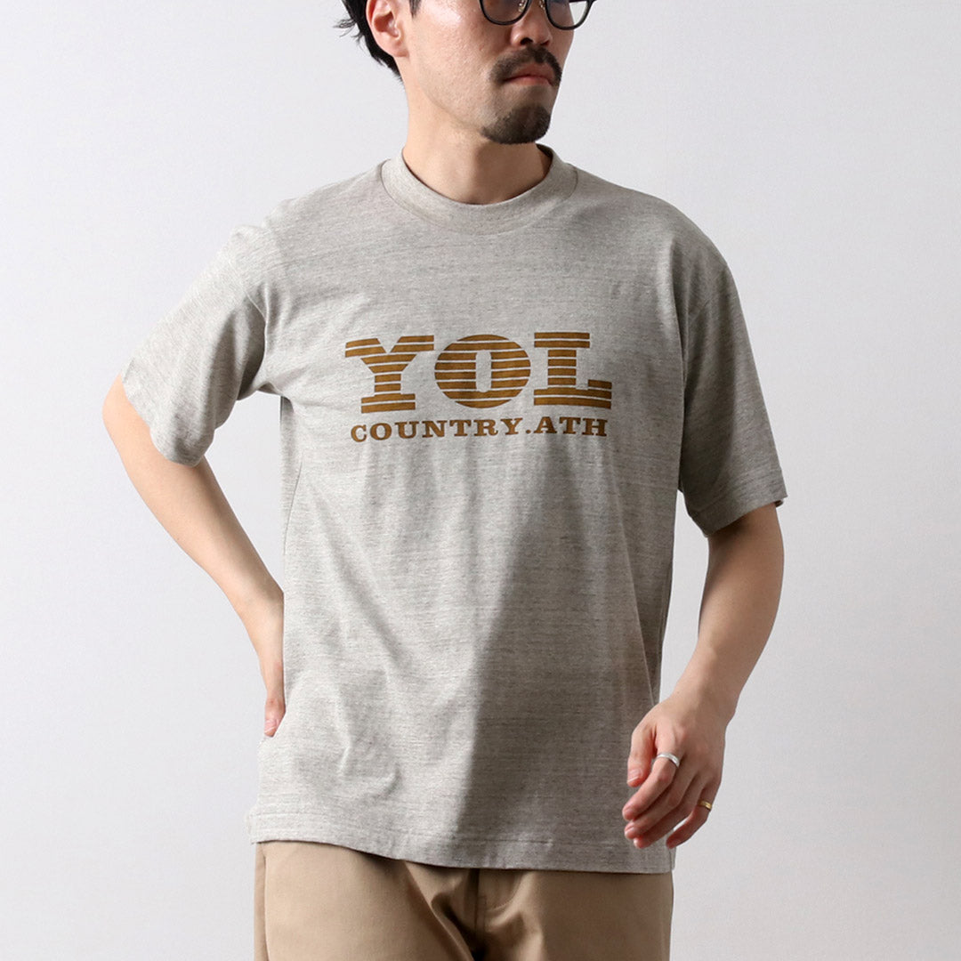 UNDYED / YOL 未染色有机棉印花 T 恤