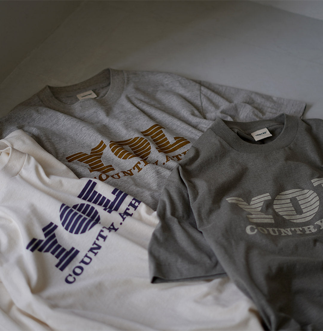 UNDYED / YOL 未染色有机棉印花 T 恤
