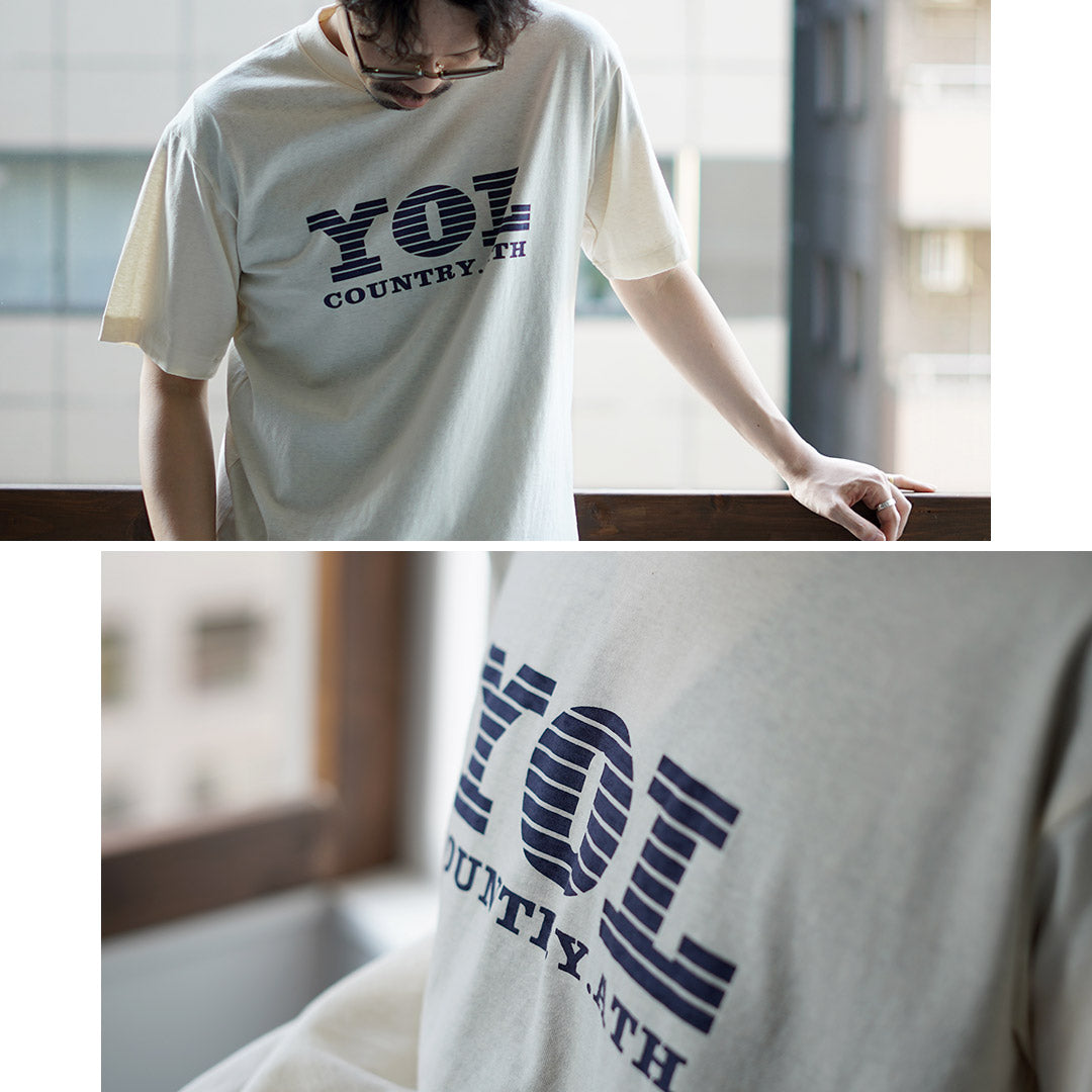 UNDYED / YOL 未染色有机棉印花 T 恤