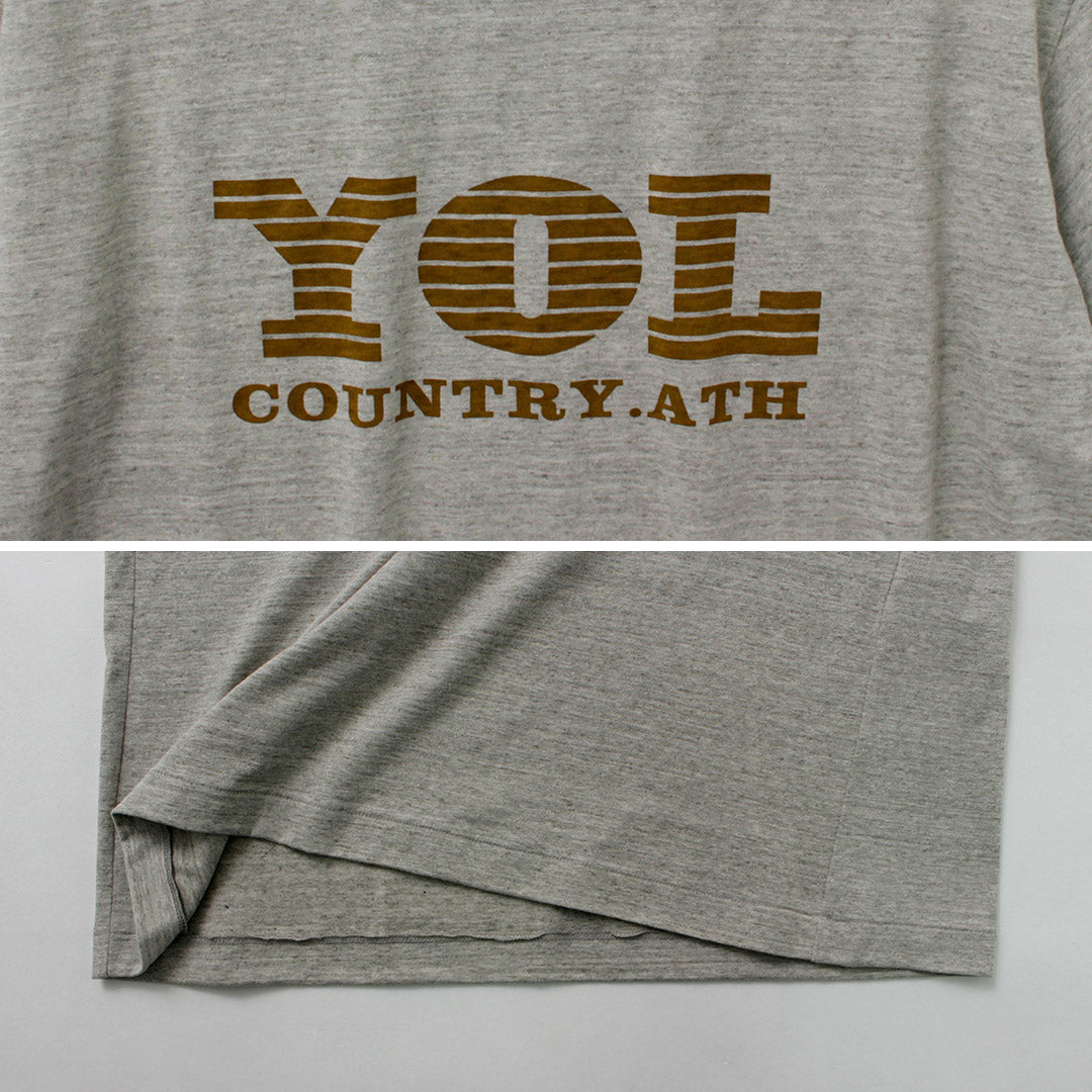 UNDYED / YOL 未染色有机棉印花 T 恤