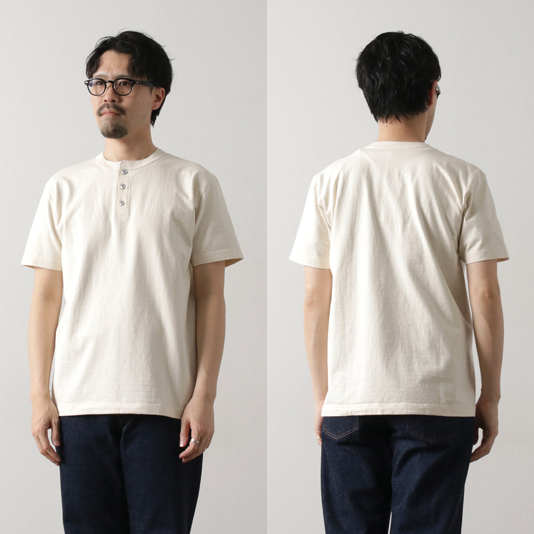 BARNS / Cozun 針織亨利領短袖T卹 SP Buttonworks