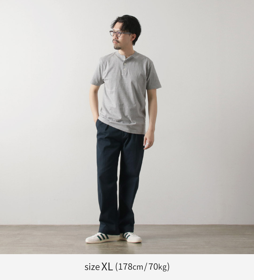 BARNS / Cozun 針織亨利領短袖T卹 SP Buttonworks