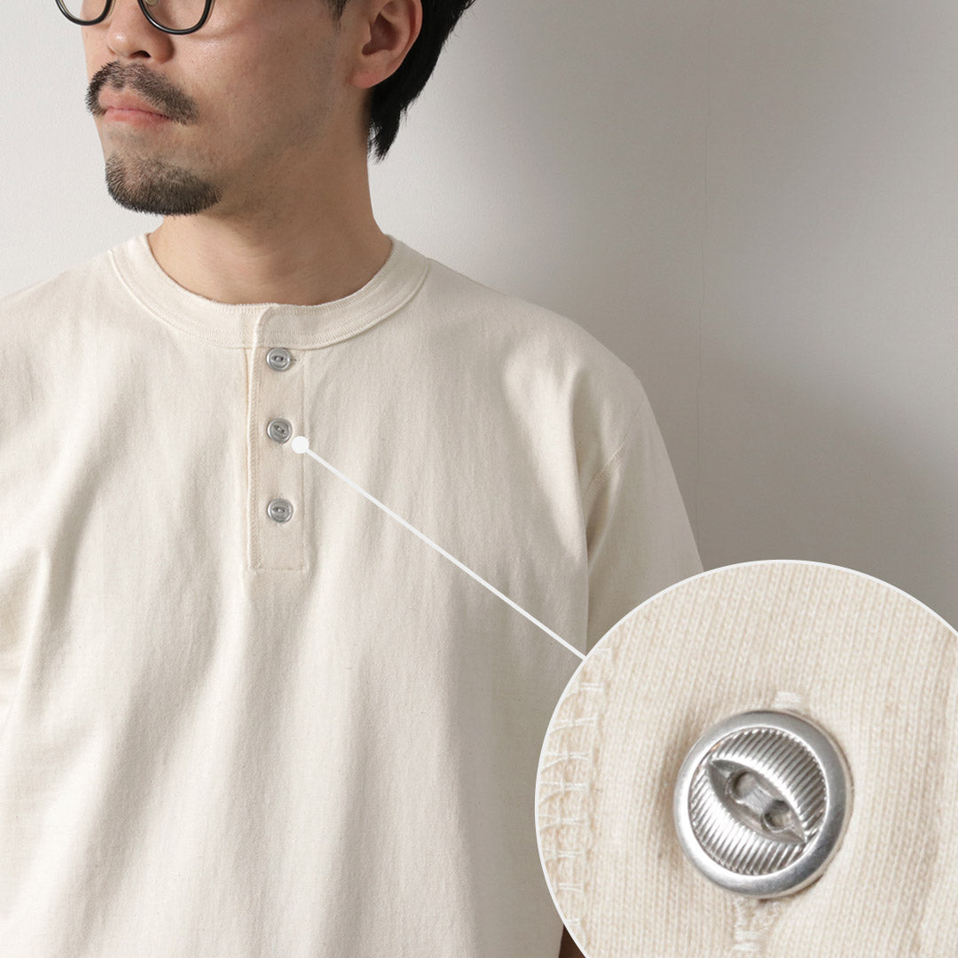 BARNS / Cozun 針織亨利領短袖T卹 SP Buttonworks
