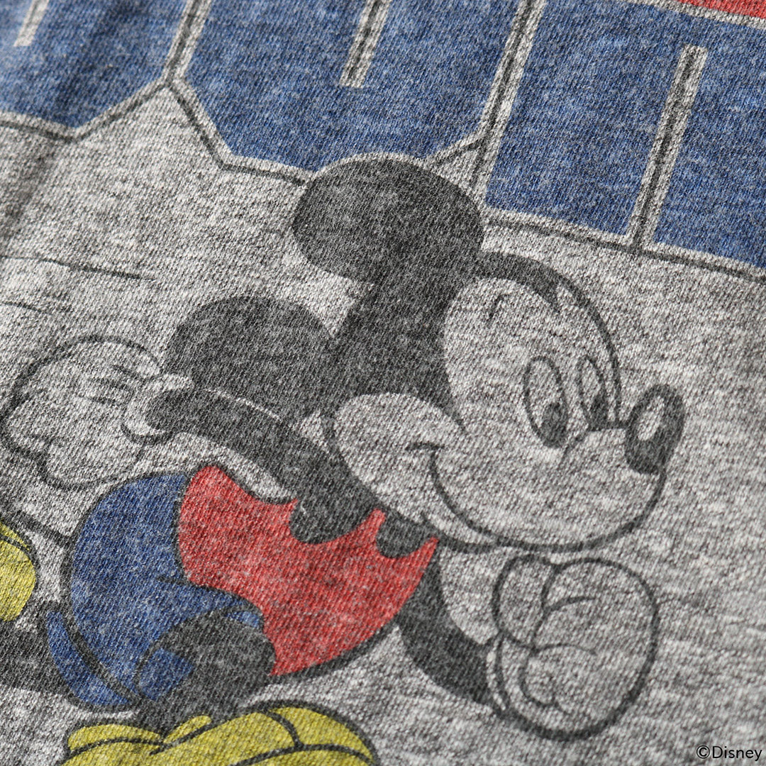BARNS / Loopwheel Mickey T-Shirt USA CALIFORNIA