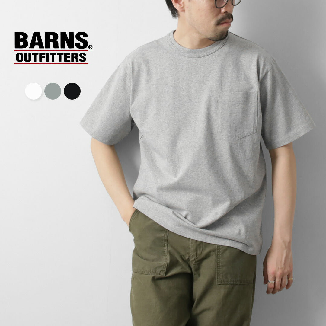 BARNS / 터프 넥 반팔 티셔츠