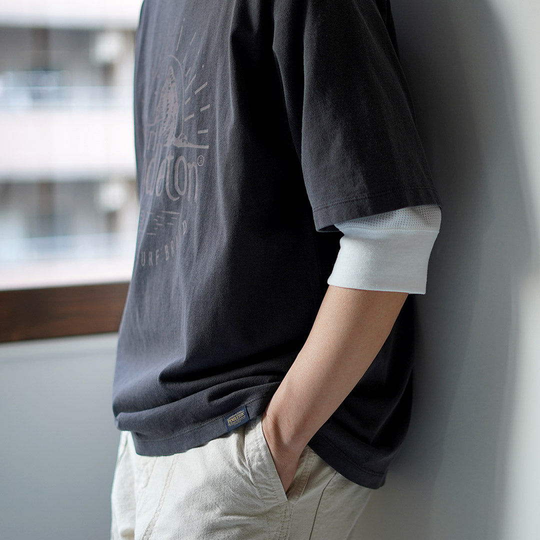 HEALTHKNIT / Basic Waffle 3/4 Sleeve T-Shirt