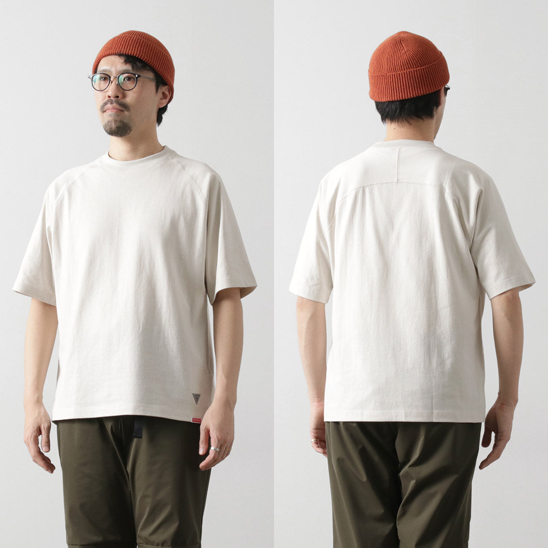 HEALTHKNIT / RAG Collaboration Raglan Short Sleeve Wide T-shirt Open-end Dry Jersey
